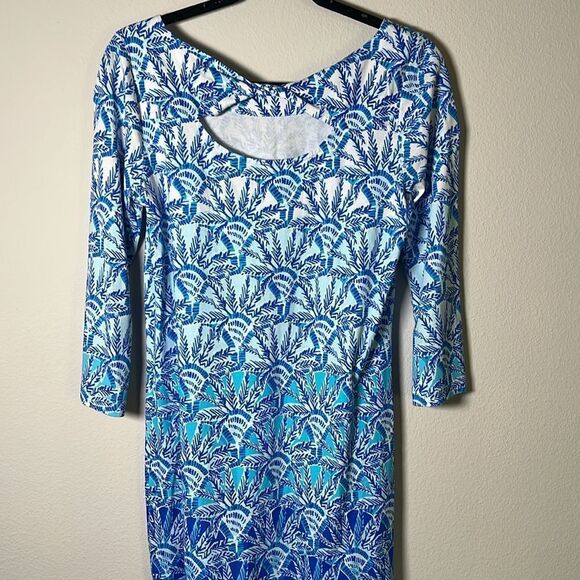 Lilly Pulitzer Dresses Lilly Pulitzer Bay Dress Whisper Blue - Picture 5 of 8